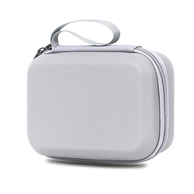 Estuche de transporte de cuero sintético, bolsa de almacenamiento protectora impermeable y portátil para DJI Osmo 360 (gris)