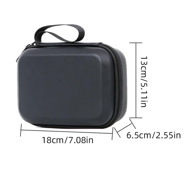 Estuche de transporte de cuero sintético, portátil, impermeable, protector y de almacenamiento para DJI Osmo 360 (negro) — i…