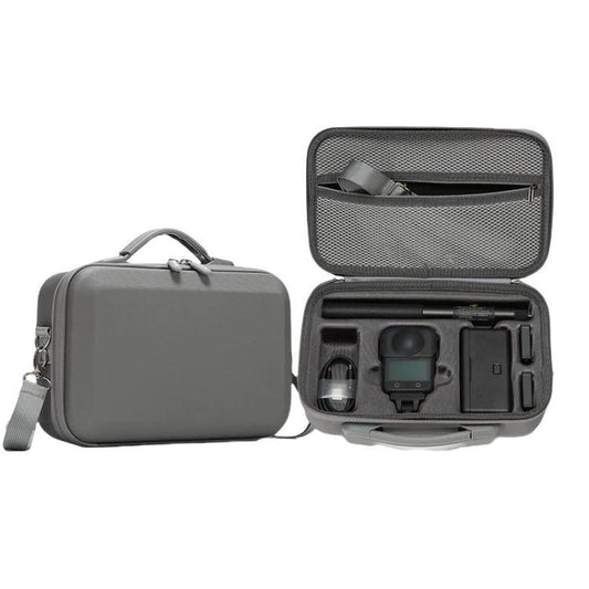 Bolso bandolera Flymile de piel sintética resistente al agua para DJI Osmo 360 (gris)