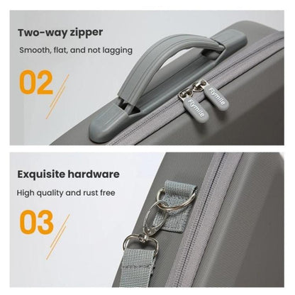 Bolso bandolera Flymile de piel sintética resistente al agua para DJI Osmo 360 (gris) — imagen 7