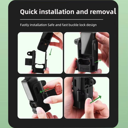 Marco adaptador multiusos Flymile con soporte expandible para DJI Osmo Pocket 3 (negro) — imagen 11