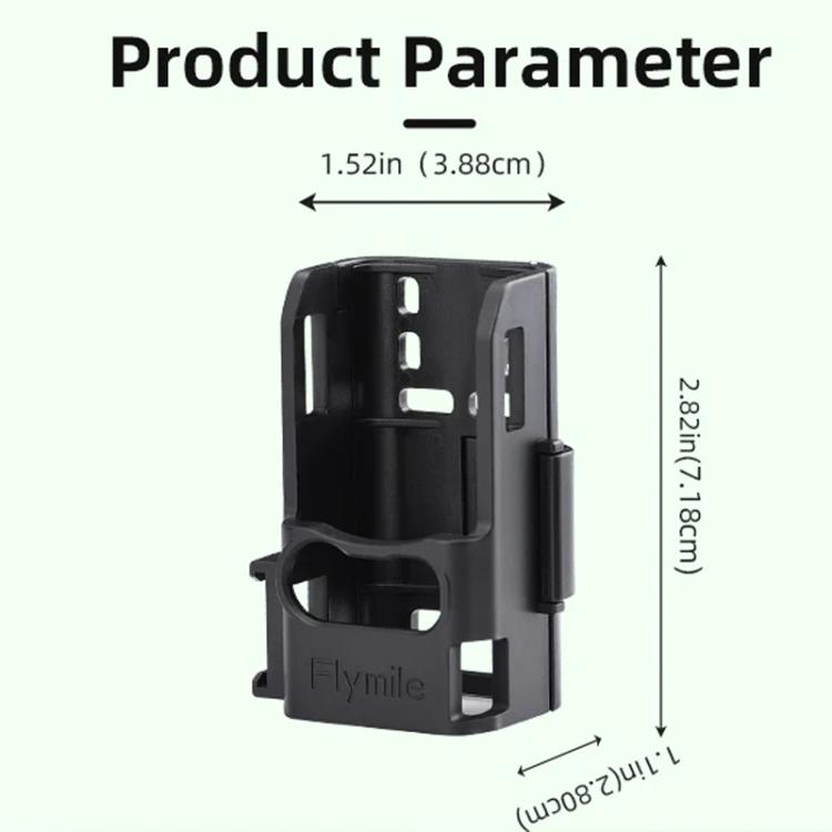 Marco adaptador multiusos Flymile con soporte expandible para DJI Osmo Pocket 3 (negro) — imagen 13