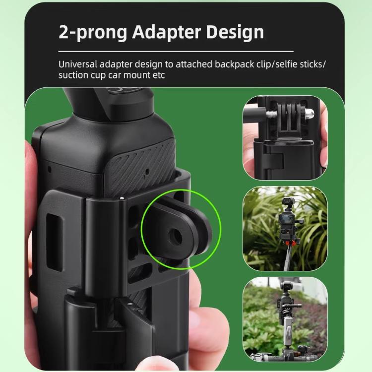 Marco adaptador multiusos Flymile con soporte expandible para DJI Osmo Pocket 3 (negro) — imagen 9
