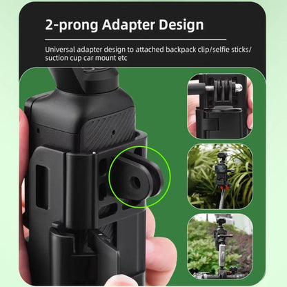 Marco adaptador multiusos Flymile con soporte expandible para DJI Osmo Pocket 3 (negro) — imagen 9