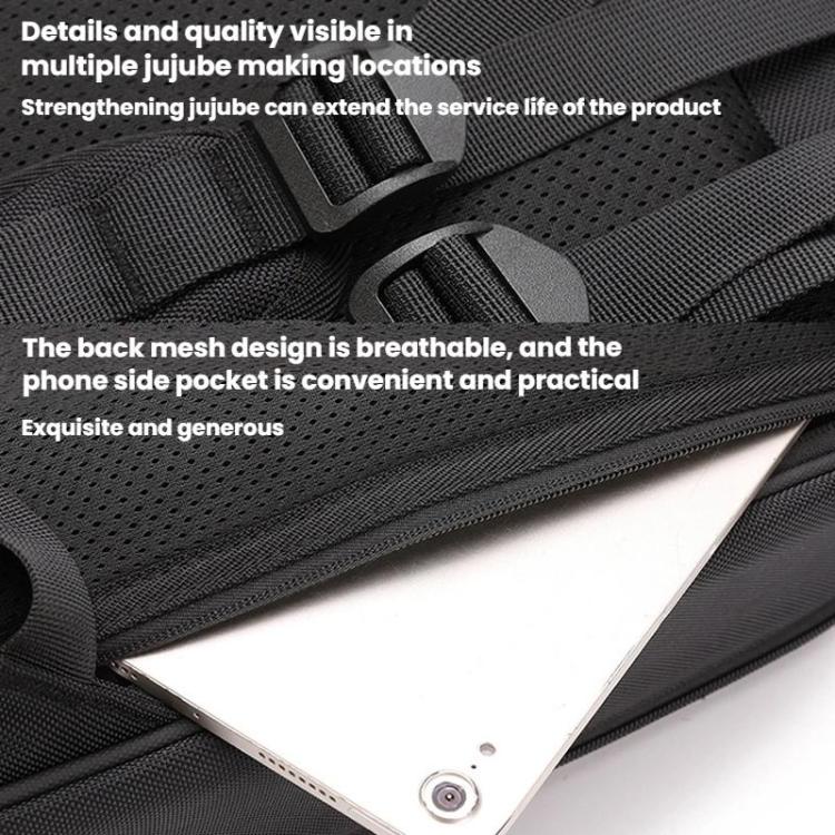 Mochila de almacenamiento de doble hombro BKano R4M-006 para DJI RS 4 (negra) — imagen 6