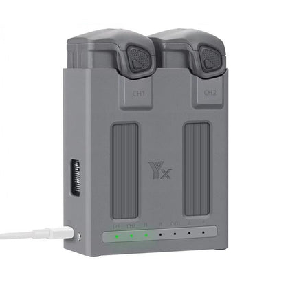 Batería Cargador de doble canal YX, administrador de, estación de carga simultánea para DJI Mavic 4 Pro
