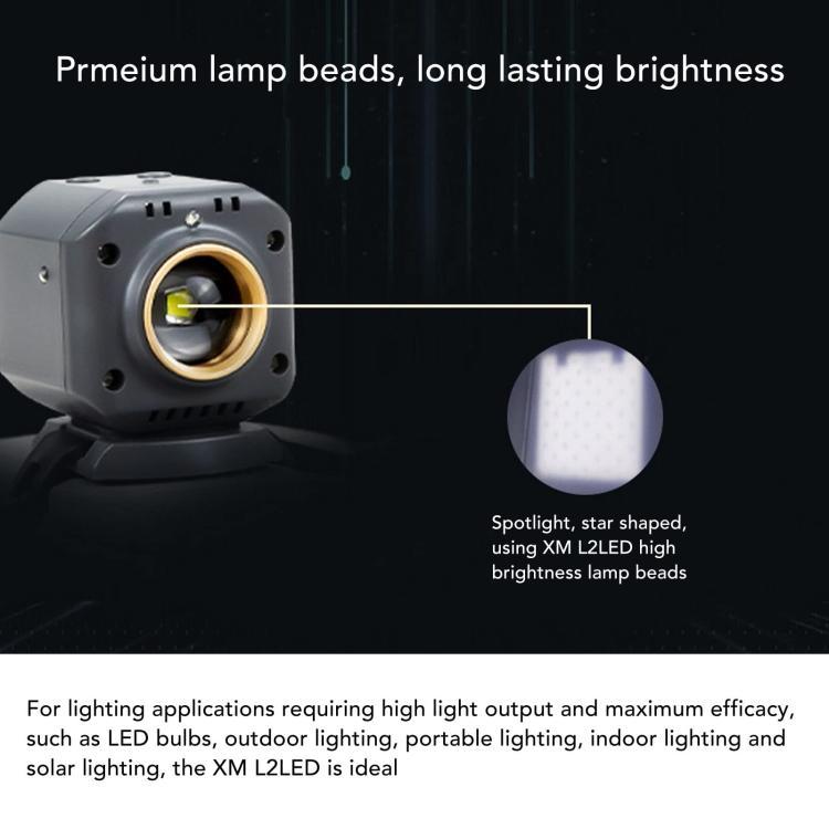 Foco LED ajustable YX de 300 lúmenes para vuelo nocturno con 3 modos (negro) para dron para DJI Mavic 4 Pro — imagen 4