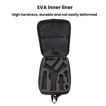 Bolsa de almacenamiento, mochila portátil de doble hombro para DJI RS 4 (negra) — imagen 8