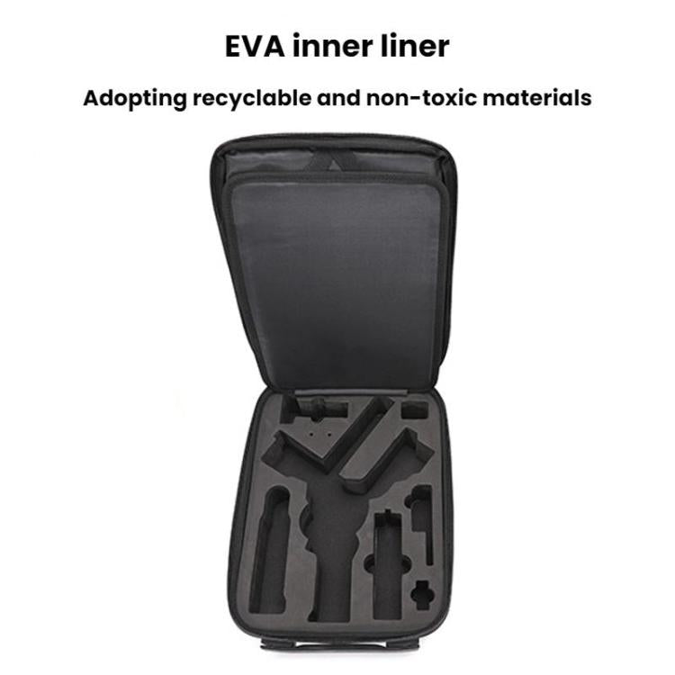 Bolsa de almacenamiento, mochila de dos hombros para DJI RS 4 (plateada) — imagen 7