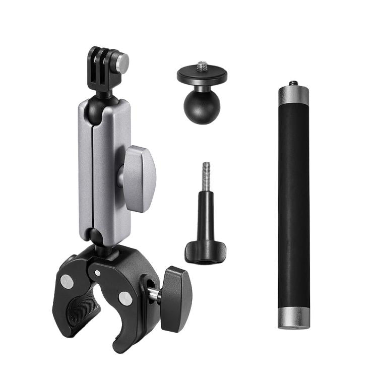 Soporte para manillar de bicicleta y motocicleta para cámaras de acción GoPro/ /Insta 360. Especificaciones: con varilla de…