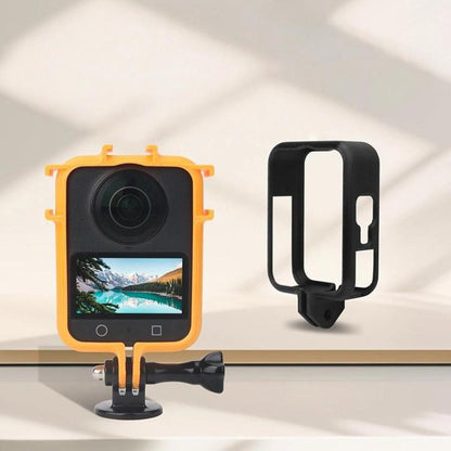 Marco de expansión CQT para cámara, protector antiarañazos y a prueba de golpes, color naranja para DJI Osmo 360 — imagen 2
