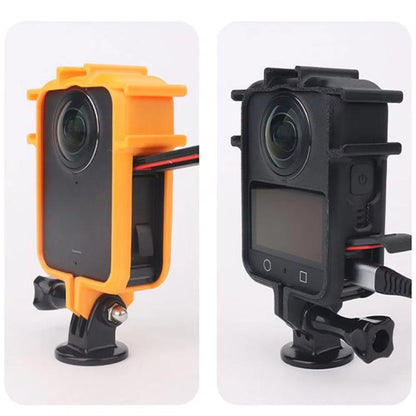 Marco de expansión CQT para cámara, protector antiarañazos y a prueba de golpes, color naranja para DJI Osmo 360 — imagen 3