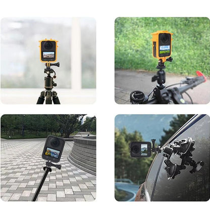 Marco de expansión CQT para cámara, protector antiarañazos y a prueba de golpes, zapata fría negra para DJI Osmo 360 — image…