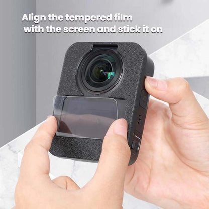 Kit de instalación de protector de pantalla para cámara, herramienta de alineación y película de vidrio templado para DJI Os…