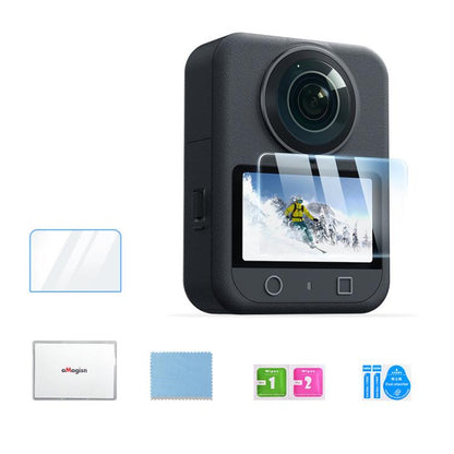 Protector de pantalla de vidrio templado AMigisn HD para cámara para DJI Osmo 360 (1 juego)