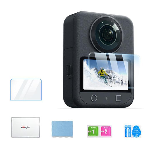 Protector de pantalla de vidrio templado AMigisn HD para cámara para DJI Osmo 360 (1 juego)