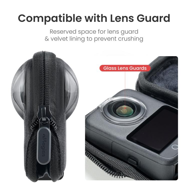 Estuche rígido aMagisn para cámara con diseño de carga de acceso abierto para DJI Osmo 360 — imagen 5