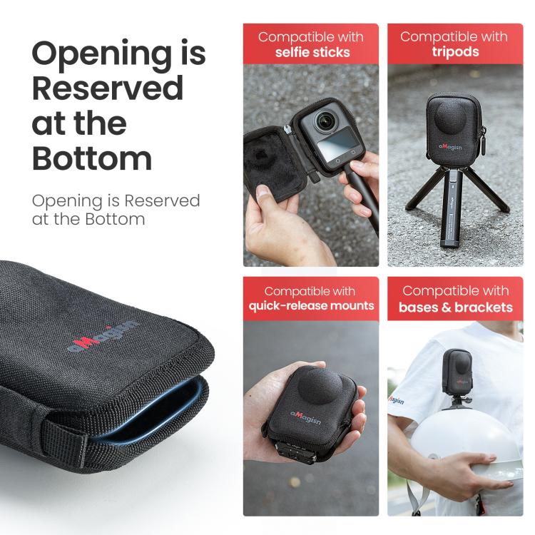 Estuche rígido aMagisn para cámara con diseño de carga de acceso abierto para DJI Osmo 360 — imagen 8