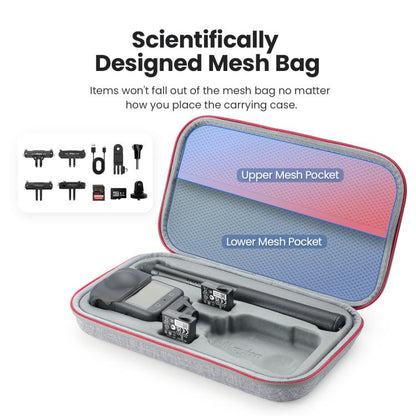 Estuche de almacenamiento mediano aMagisn, bolsa organizadora duradera con bandeja interior desmontable para DJI Osmo 360 (g…