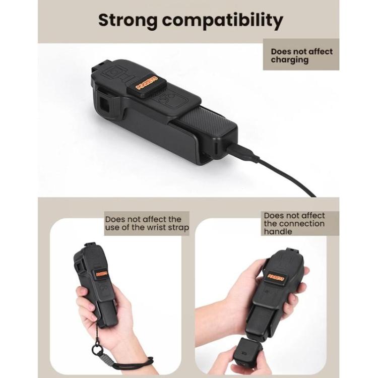 Cubierta protectora para lente y pantalla del cuerpo de BRDRC para DJI Osmo Pocket 3 (negra) — imagen 11