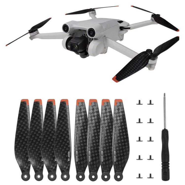 Hélices reductoras de ruido de fibra de carbono 6030F para DJI Mini 4 Pro / Mini 3 Pro para DJI DJI Mini 4 Pro, DJI Mini 3 P…