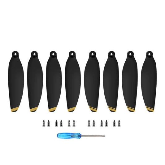 Hélices de repuesto 4726F, 2 pares, borde dorado para DJI Mini 2 SE