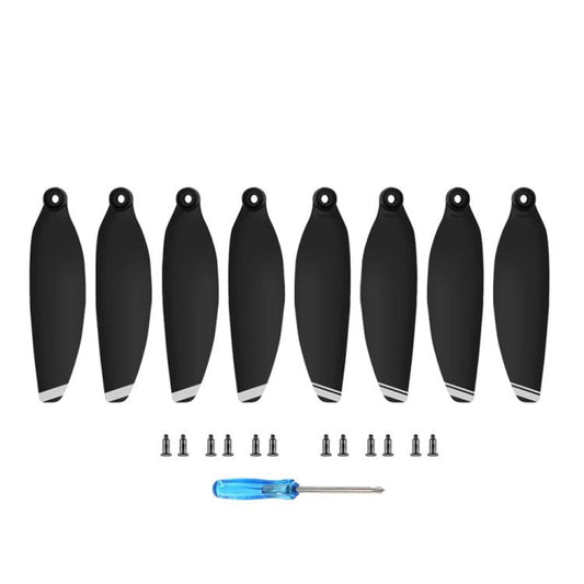 Hélices de repuesto 4726F, 2 pares, borde plateado para DJI Mini 2 SE