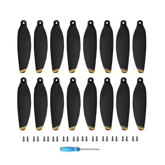 Hélices de repuesto 4726F, 4 pares, borde dorado para DJI Mini 2 SE
