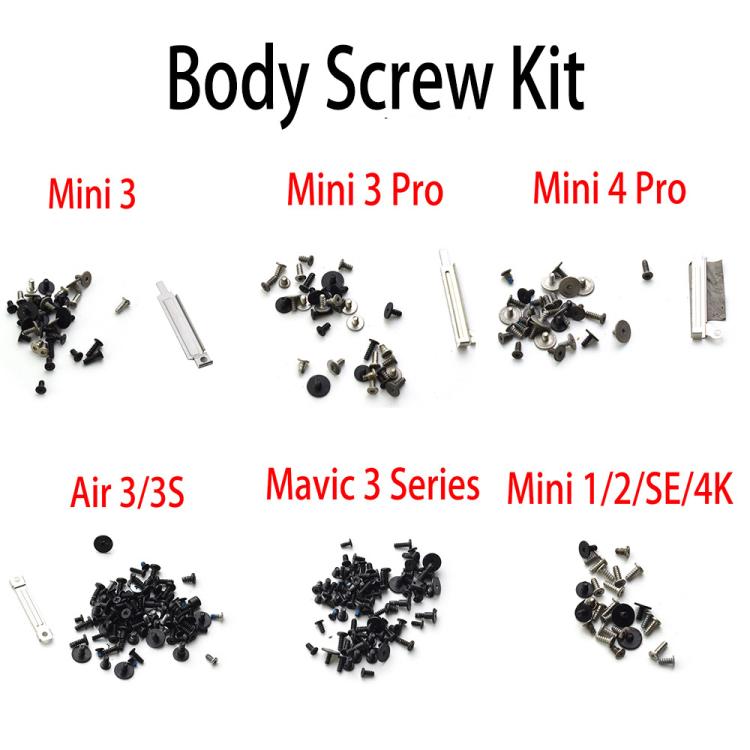 Kit de tornillos para el cuerpo del /3S, piezas de reparación para drones para DJI Air 3 — imagen 2