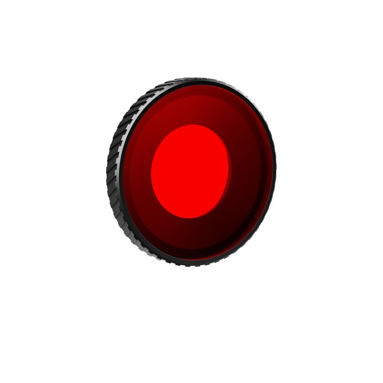 Filtro de buceo antivaho aMagisn, perfectamente adaptable a carcasas impermeables para DJI Osmo Action 5 (rojo)