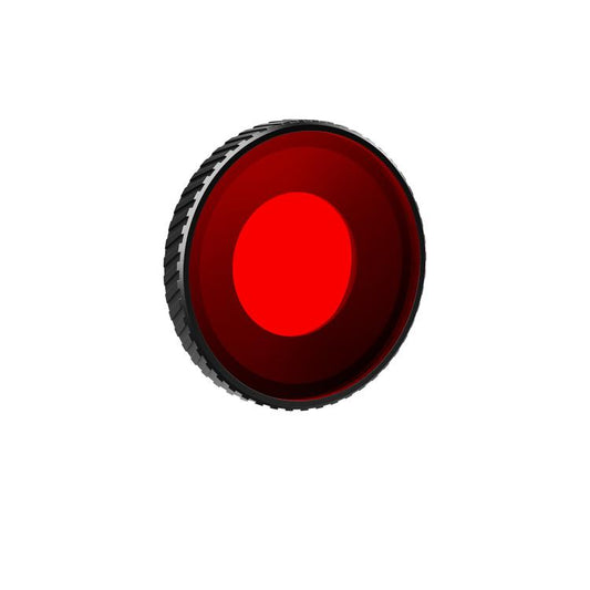 Filtro de buceo antivaho aMagisn, perfectamente adaptable a carcasas impermeables para DJI Osmo Action 5 (rojo)