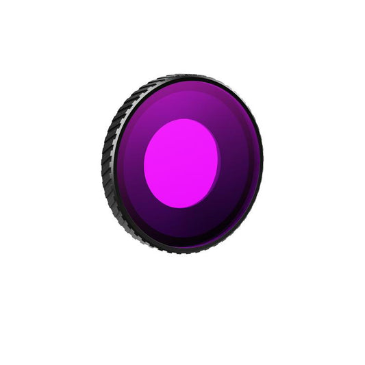 Filtro de buceo antivaho aMagisn, perfectamente adaptable a fundas impermeables para DJI Osmo Action 5 (morado)