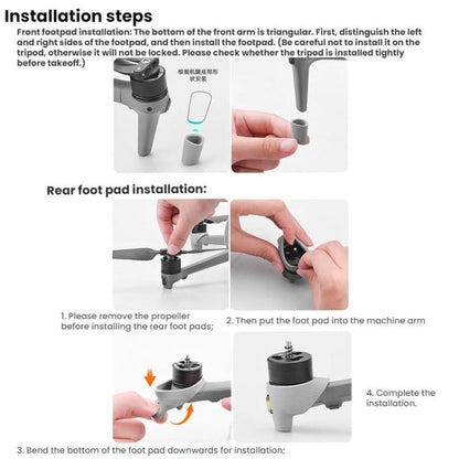 Trípode Almohadilla de antipolvo BRDRC para DJI Mavic Air / Air 3 (gris) para DJI DJI Mavic Air, DJI Air 3 — imagen 9