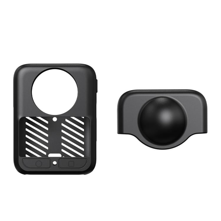 Funda de silicona, antiarañazos, antigolpes, antipolvo y con tapa para lente para DJI Osmo 360