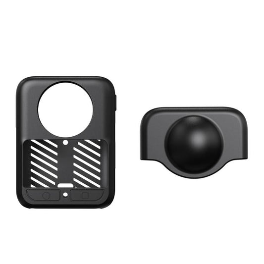 Funda de silicona, antiarañazos, antigolpes, antipolvo y con tapa para lente para DJI Osmo 360