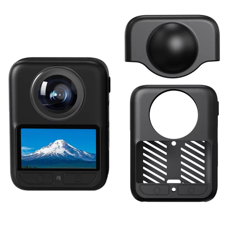 Funda de silicona, antiarañazos, antigolpes, antipolvo y con tapa para lente para DJI Osmo 360 — imagen 2