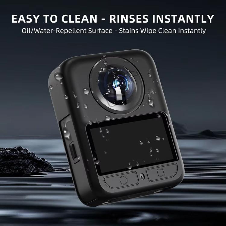 Funda de silicona, antiarañazos, antigolpes, antipolvo y con tapa para lente para DJI Osmo 360 — imagen 8