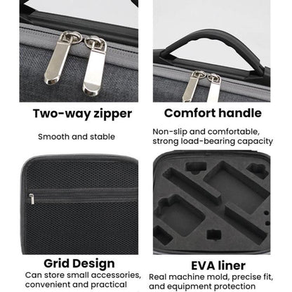 Bolsa de almacenamiento para cámara de acción Pro/4/3 para DJI Osmo Action 5 (gris oscuro) — imagen 6
