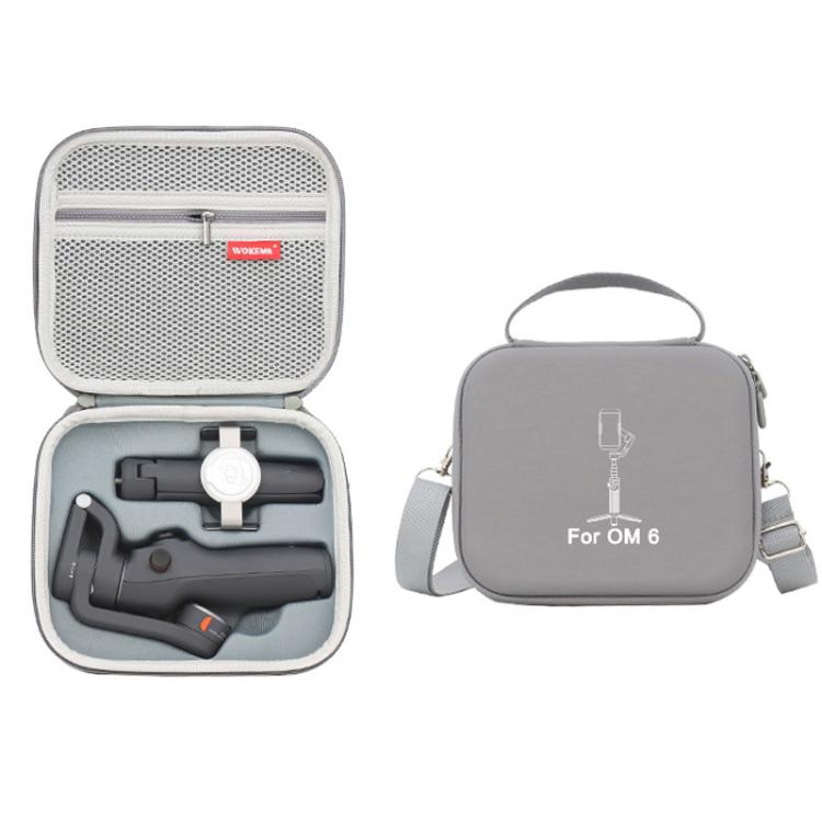 Bolsa de almacenamiento para estabilizador de mano WOKEMA de cuero PU para DJI Osmo Mobile 6