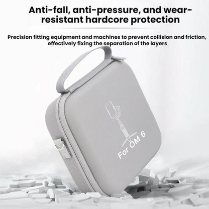 Bolsa de almacenamiento para estabilizador de mano WOKEMA de PU negra para DJI Osmo Mobile 6 — imagen 4
