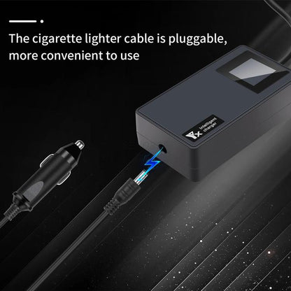 Batería Cargador de auto YX con pantalla digital y concentrador de carga rápida de doble para DJI Mavic Air 2 / Air 2S (negr…