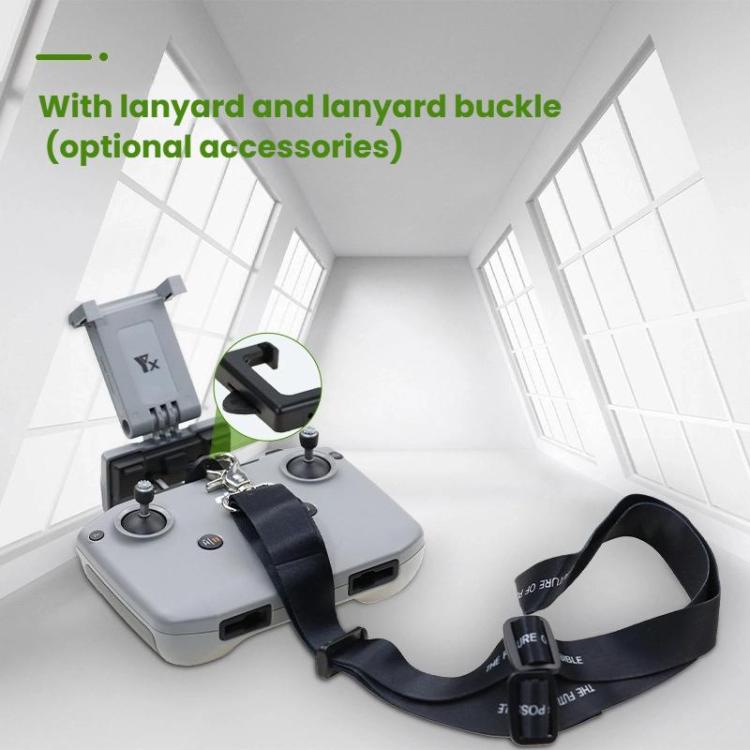 Soporte ajustable para tableta YX para control remoto RC-N, juego de cables USB-C, color gris — imagen 4