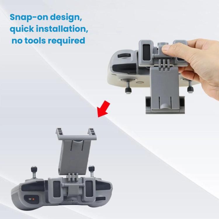 Soporte ajustable para tableta YX para control remoto RC-N (8 pines + cable USB-C), color gris — imagen 6