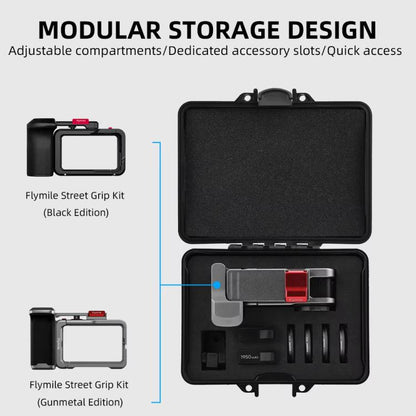 Estuche Flymile, organizador de almacenamiento para kit de fotografía callejera (negro) — imagen 4