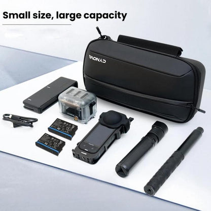 Bolsa de almacenamiento CYNOVA OX5-SNB-CY para Insta360 X5, portátil, impermeable (negro) — imagen 4