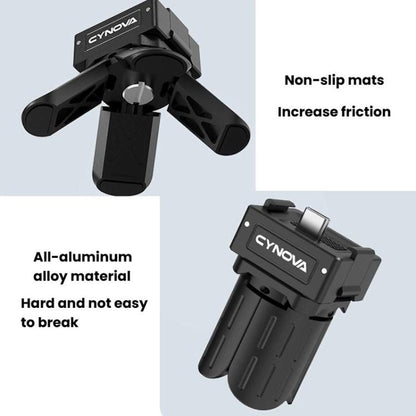 Trípode de liberación rápida CYNOVA OP3-XDT-CY para DJI Osmo Pocket 3 (negro) — imagen 6