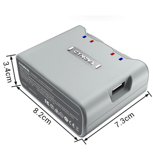 2 SE / 4K CYNOVA C-MN-201, gestor de carga portátil de doble vía con puertos USB-C para DJI Mini 2 — imagen 2