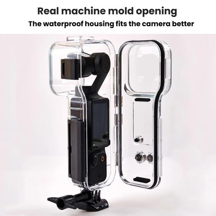 Funda impermeable para cámara HD, cubierta protectora subacuática para DJI Osmo Pocket 3 (transparente) — imagen 6
