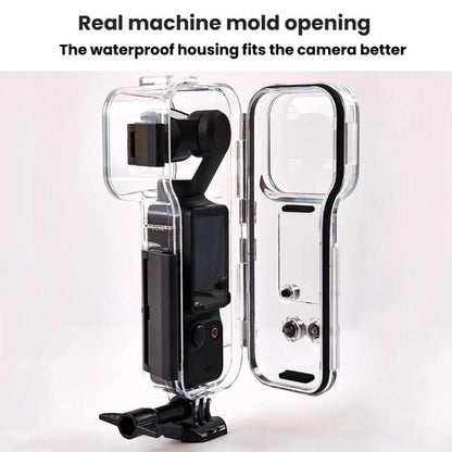Funda impermeable para cámara HD, cubierta protectora subacuática para DJI Osmo Pocket 3 (transparente) — imagen 6