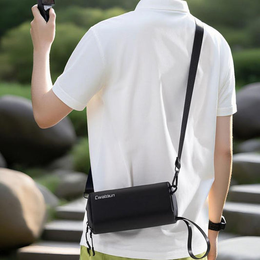 Bolsa de almacenamiento pequeña Cwatcun D240, portátil, impermeable, para cámara deportiva para DJI Osmo Pocket 3 (negra) —…